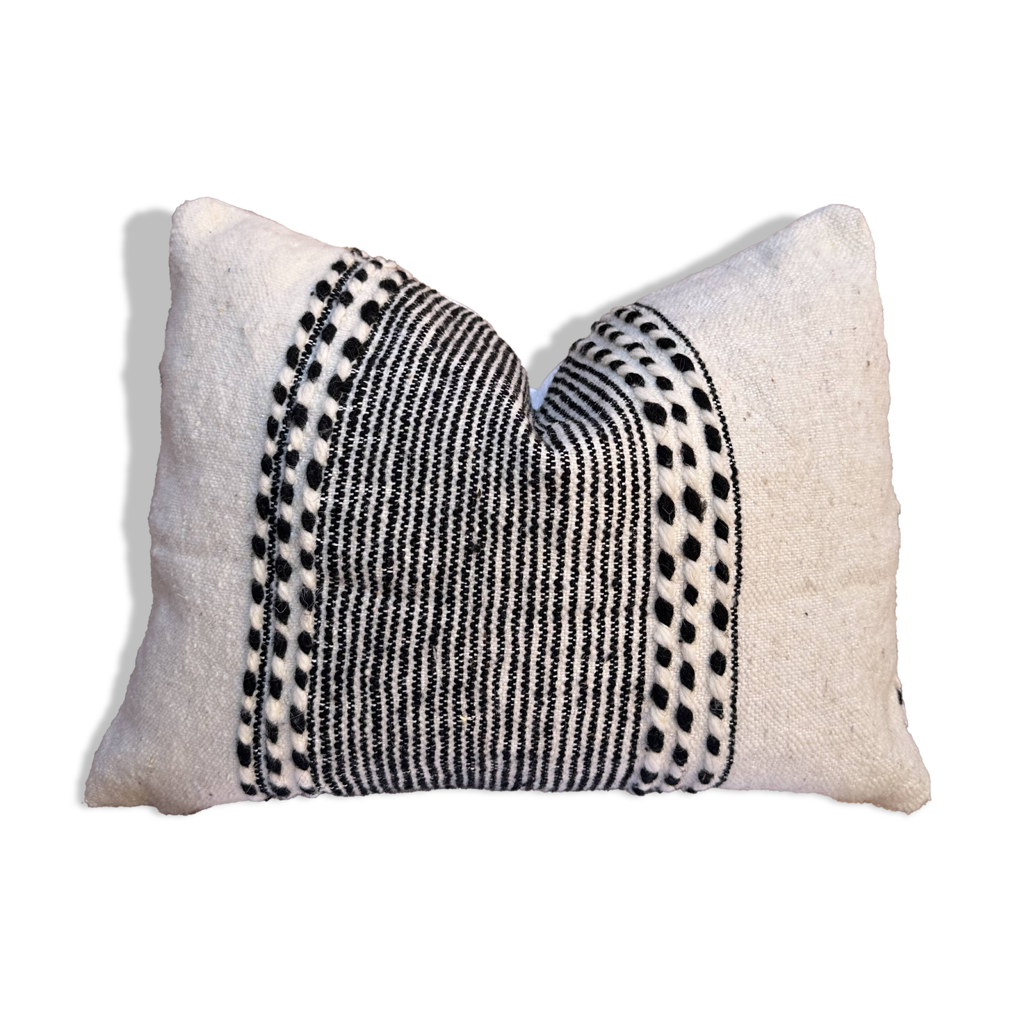 Zanfi rectangular Berber cushion cover - Handmade - 100% wool