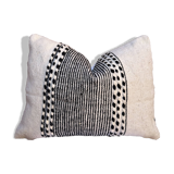 Housse de coussin rectangulaire berbère Zanfi - Fait main - 100 % laine