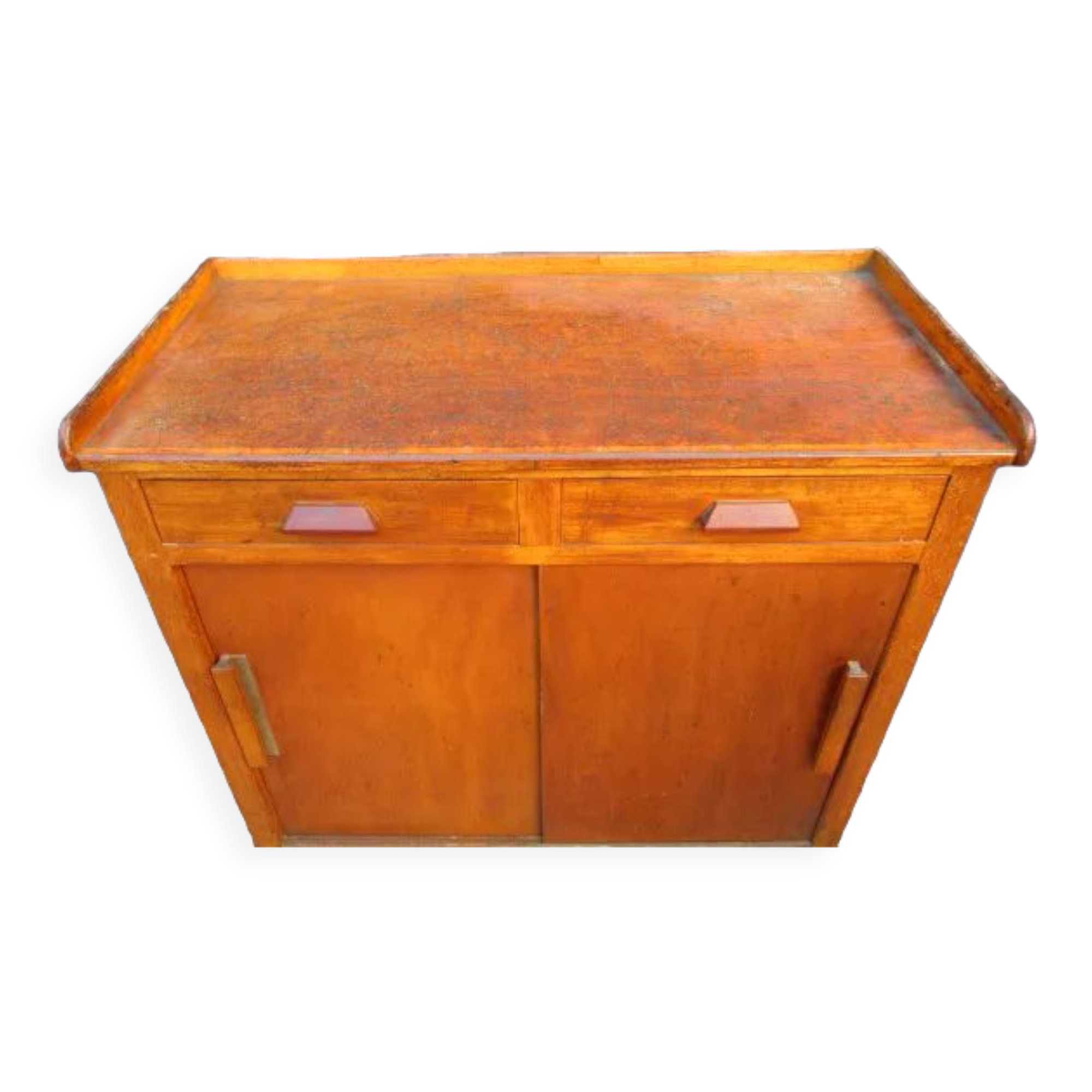 Meuble d'atelier/métier ancien en bois