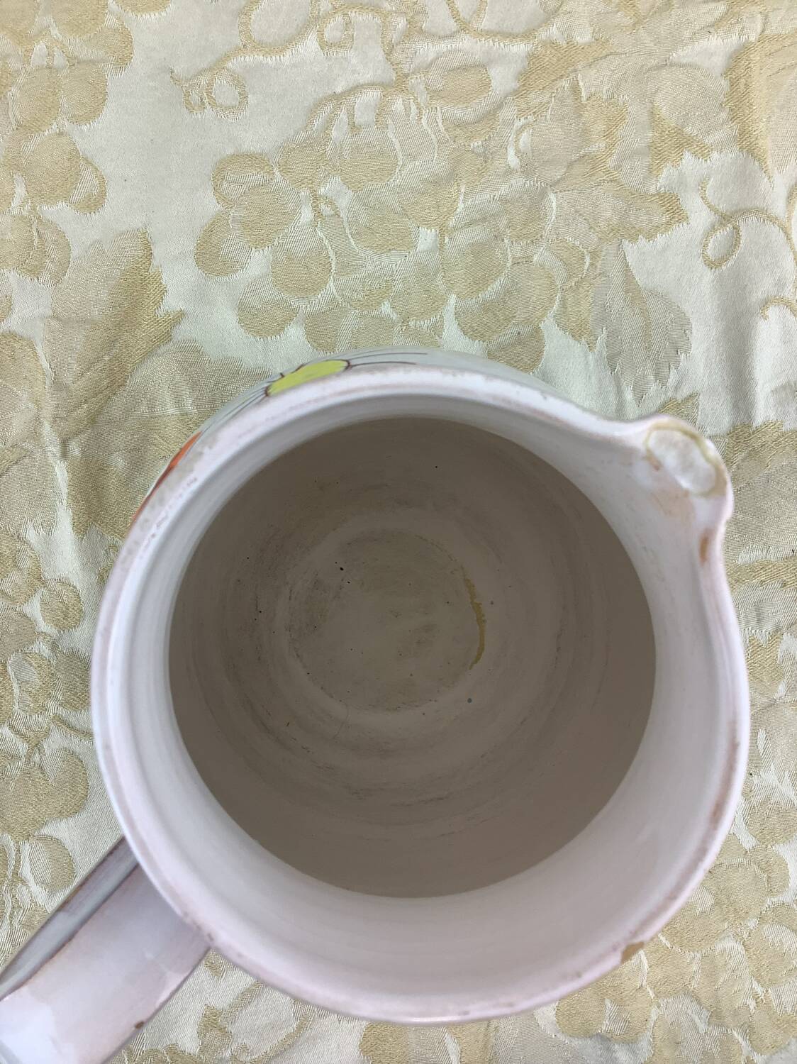 Vintage hand painted pitcher