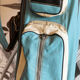 Burton golf bag and vintage clubs