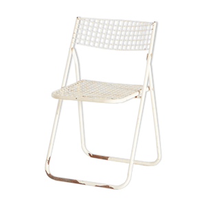 chaise pliable blanche