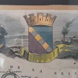 Genuine old map 1854