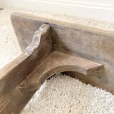 Brutalist farm bench