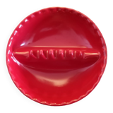 Red Melamine Ashtray Willert Home - USA- 1970s