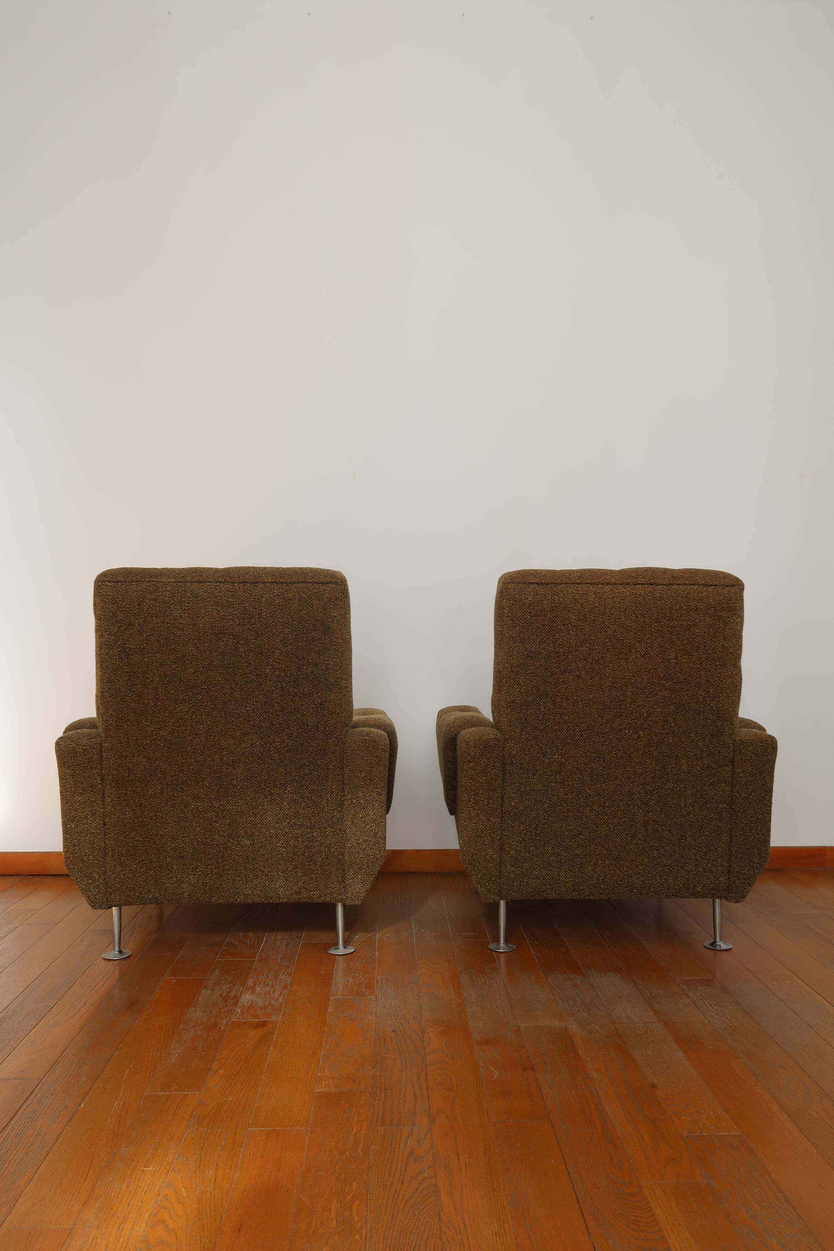 Pair of art deco armchairs