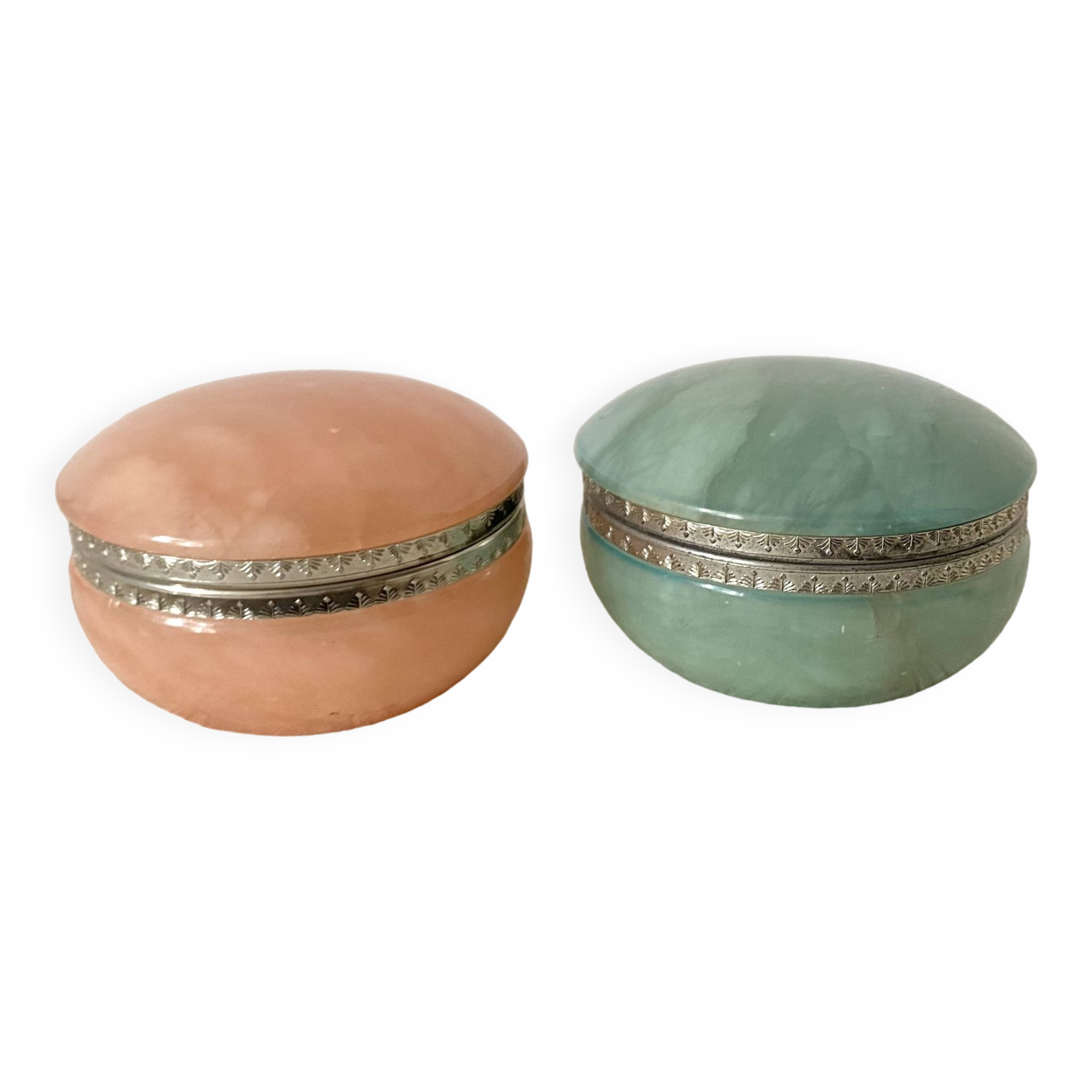 Alabaster jewelry boxes