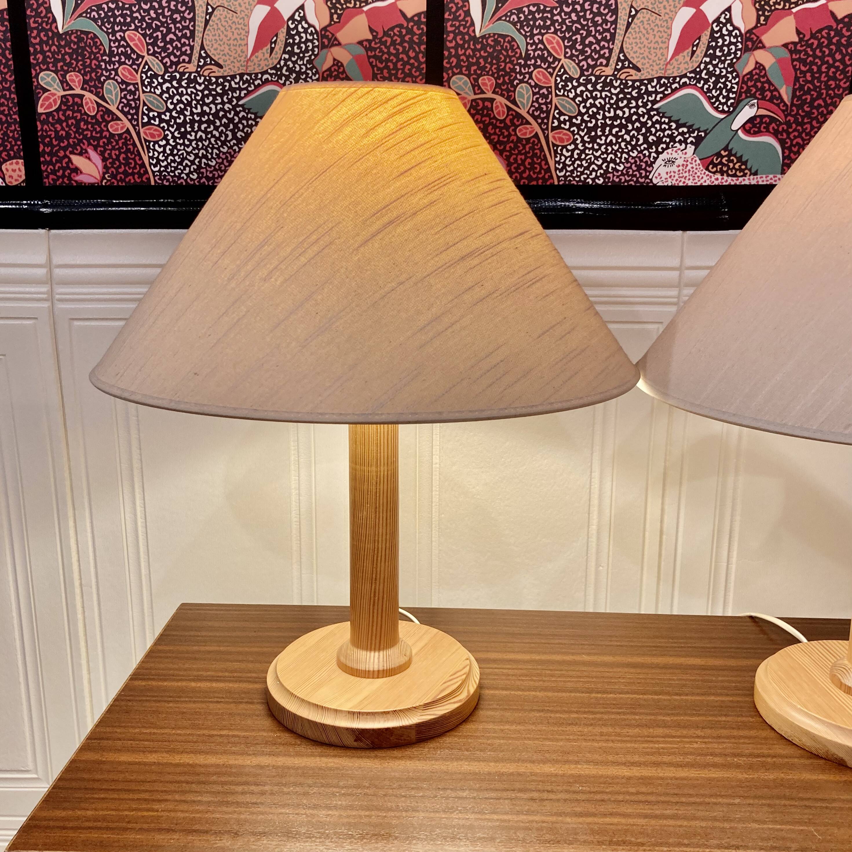 Pair of Scandinavian design lamps from the 1960s.