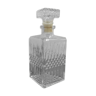 Glass decanter facets whisky deco vintage bistro bar