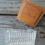 Ramequin chiseled glass