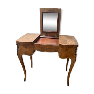 Wooden dressing table in marquetry
