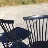 Pair of Hagafors vintage Scandinavian design chairs