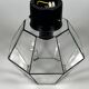 1960s 1970s Ceiling Lamp by Glashütte Limburg Germany Space Age Design