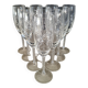 Arques crystal champagne barrels Epi Fleury