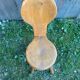 Old brutalist chair deco mountain solid wood vintage