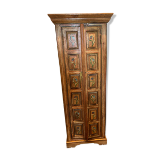 Solid wood cabinet, hand painted