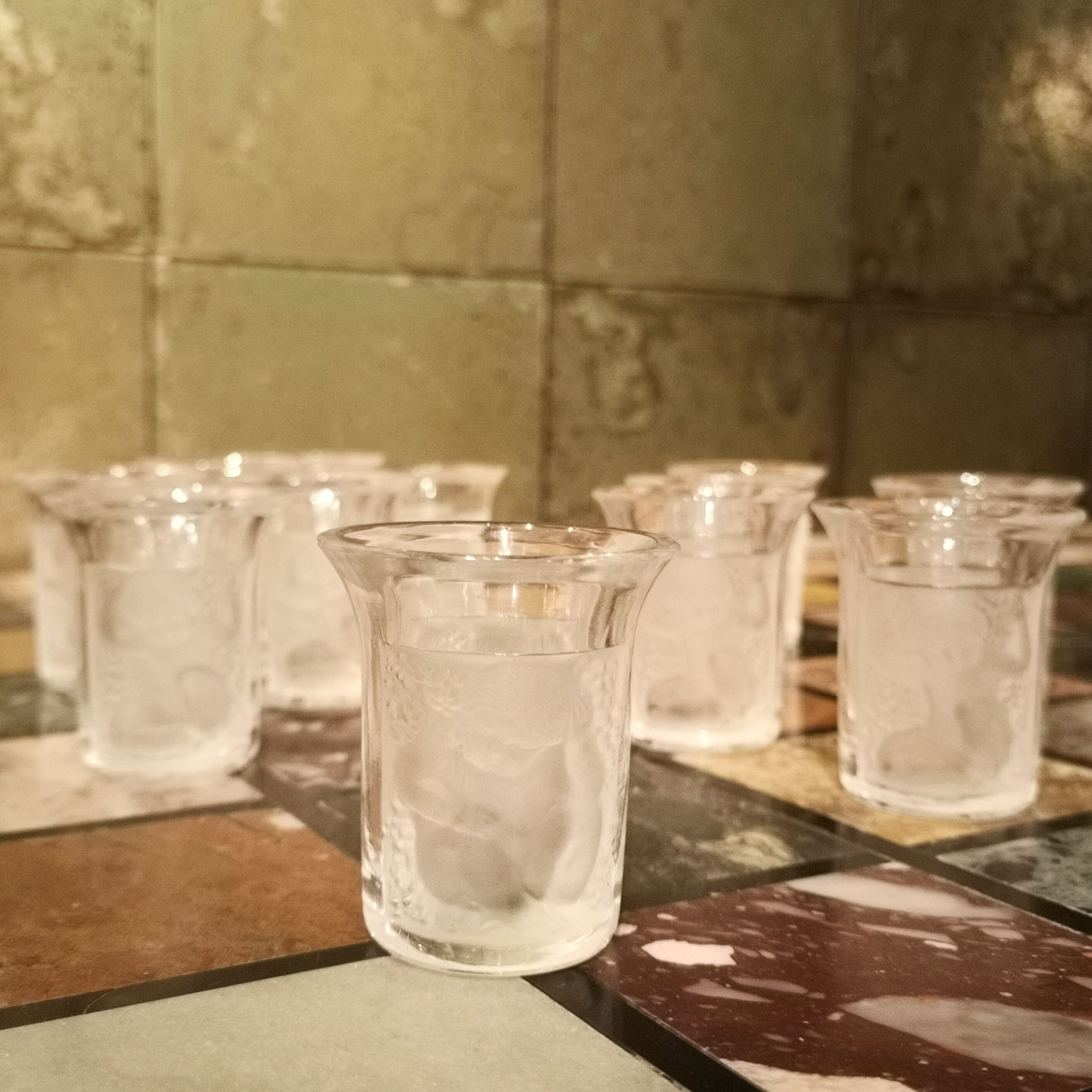 Lalique, Liqueur Glasses, «Children» collection