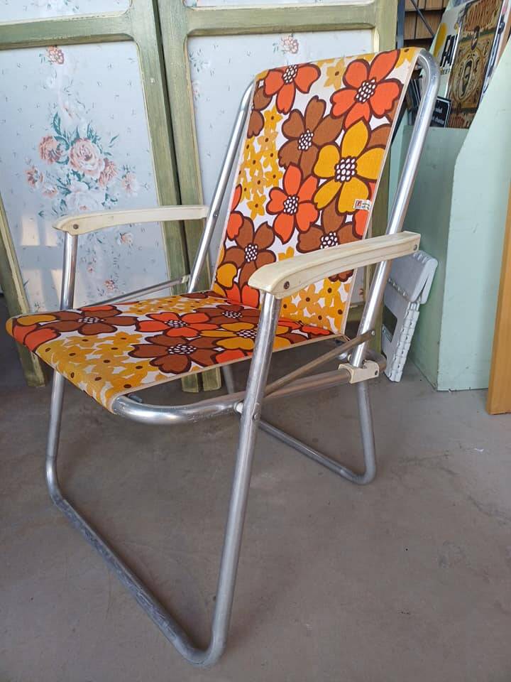 Fauteuil pliant camping 1960/70