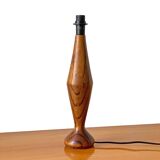 Mid Century wooden table lamp base teak & rosewood