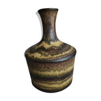 Portuguese ceramic vase signed