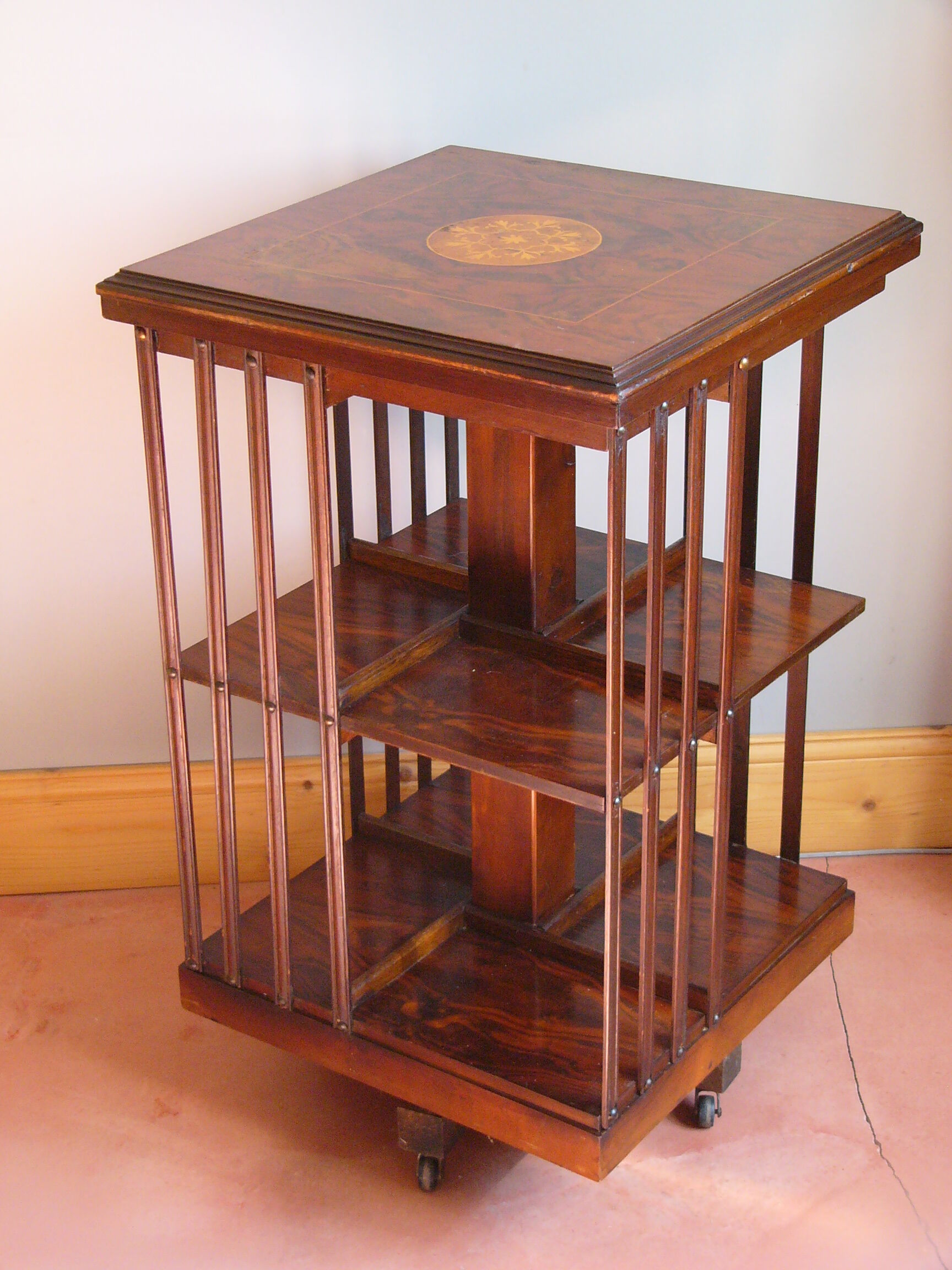 Rotating bookcase