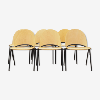 Set of six chairs, Danish design, 70s, made in Denmark