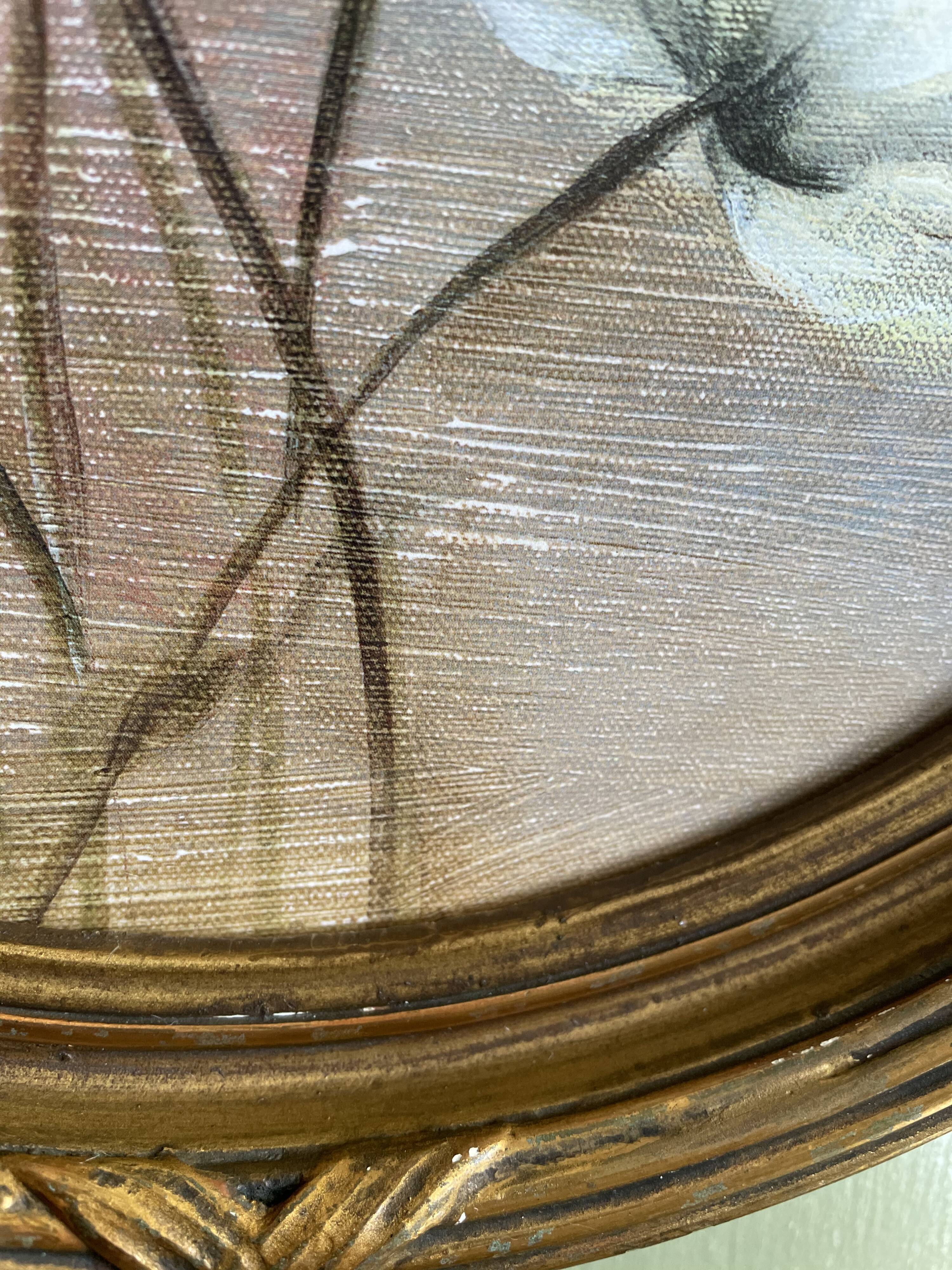 Louis XVI knot oval frame