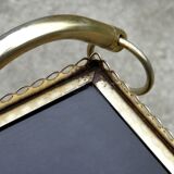 Rolling dessert in gold metal