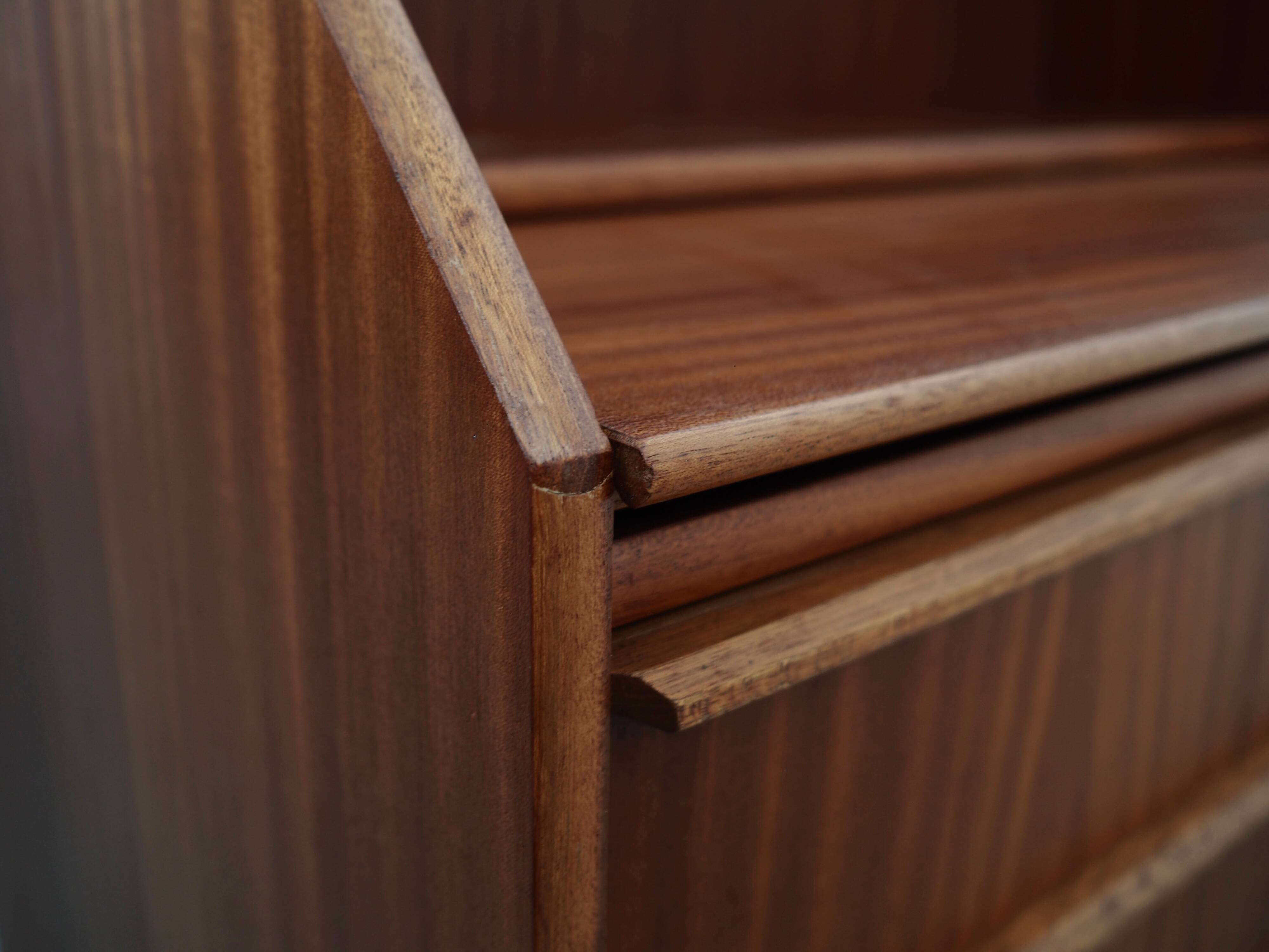 Mahogany secretary, Danish design, 60s, production: Denmark