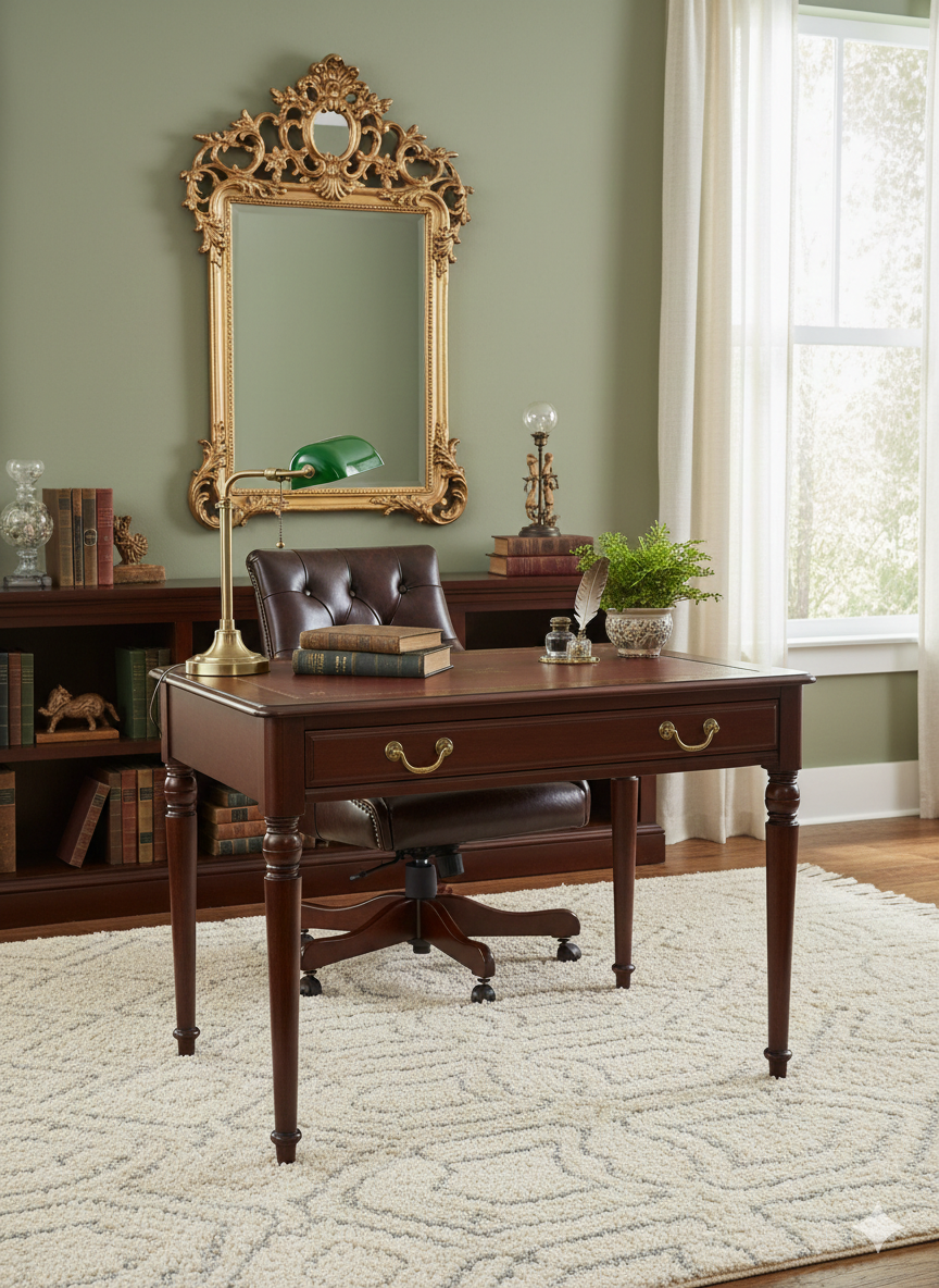 Bureau Style Louis Philippe en acajou du XXe