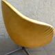 Vintage swivel armchair from the 70s in imitation leather