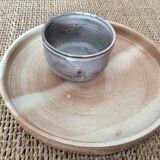 Set of stoneware dishes