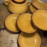 Soup service, onion soup, pure vintage