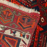 Old Turkish carpet Yastik handmade 61cm x 110cm 1890s