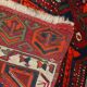 Old Turkish carpet Yastik handmade 61cm x 110cm 1890s