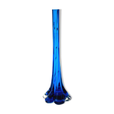 Soliflore bleu en verre
