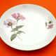 Round serving dish Fine Bohemian porcelain Carlsbad Floral decoration