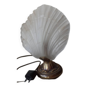 Lampe coquillage vintage