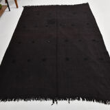 Polka Dot Vintage Hemp Rug 246x167cm