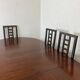 Ensemble salle à manger table extensible et 6 chaises