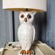 Lampe chouette en céramique de la maison Chaumette