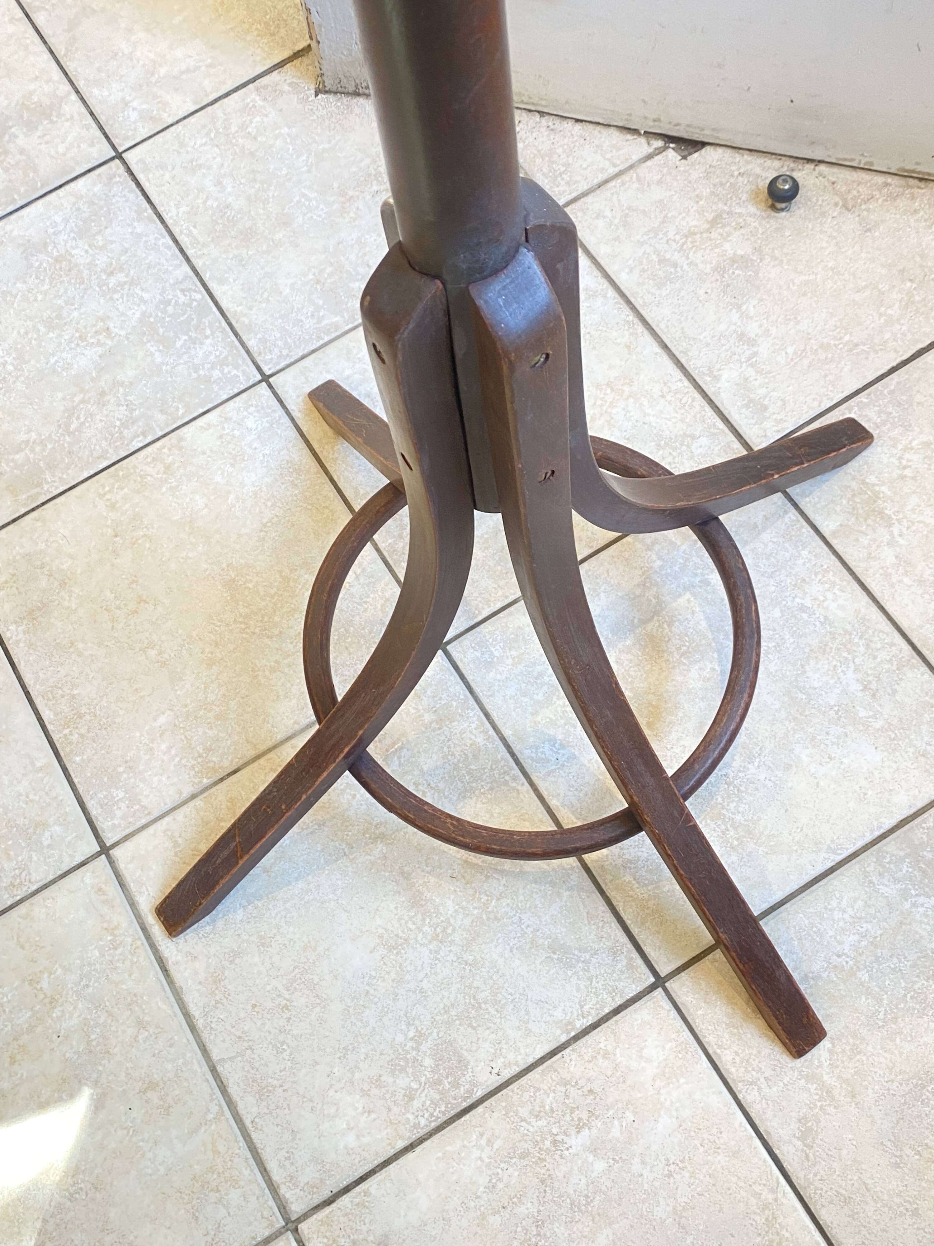 Porte manteau perroquet pivotant style bistrot 1960