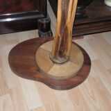 Exotic Natural Wood Floor Lamp 1950, 1960