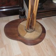 Lampadaire en bois Naturel Exotique 1950, 1960