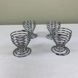 Designer spring egg cups