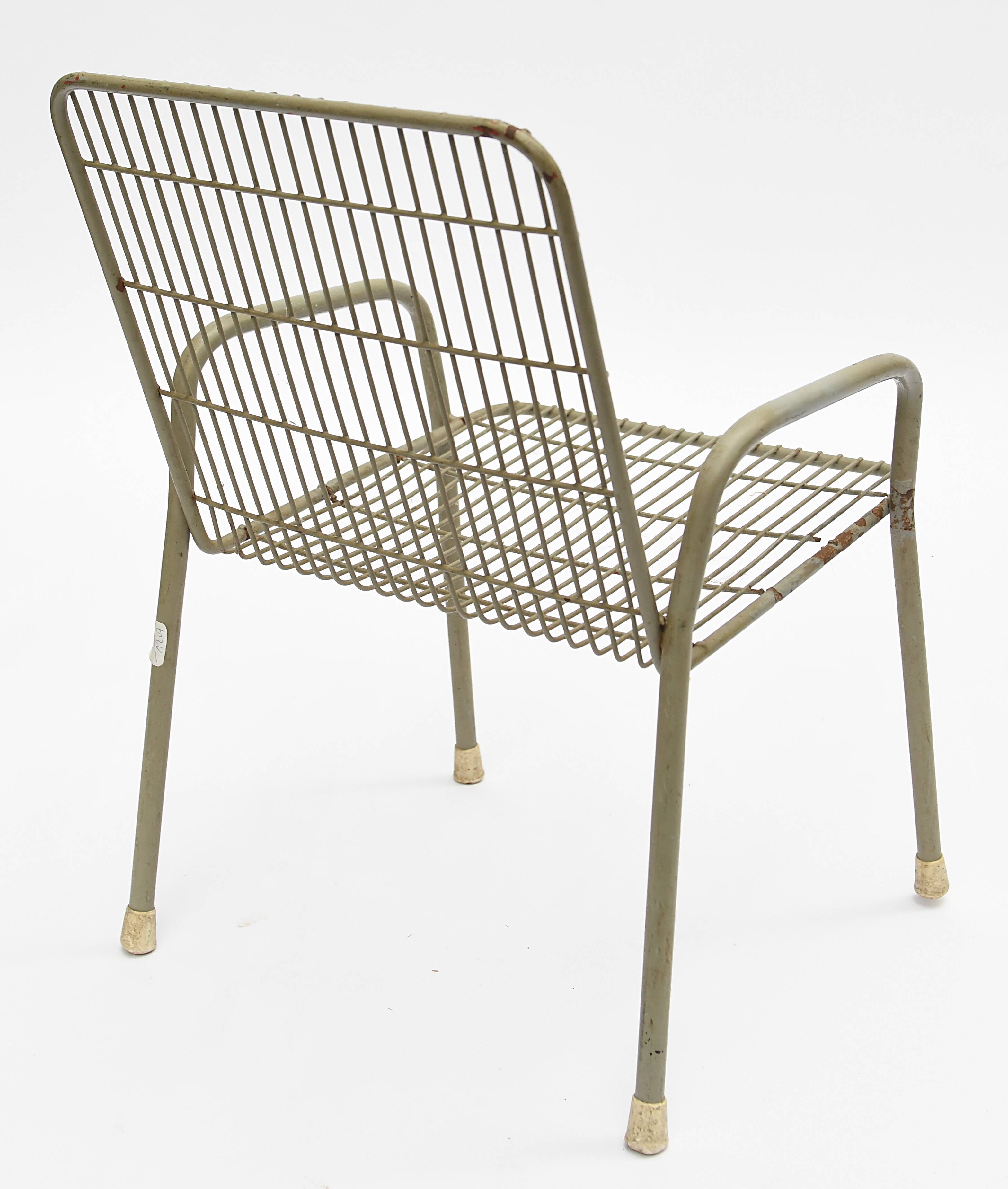 Lacquered metal children's chair
