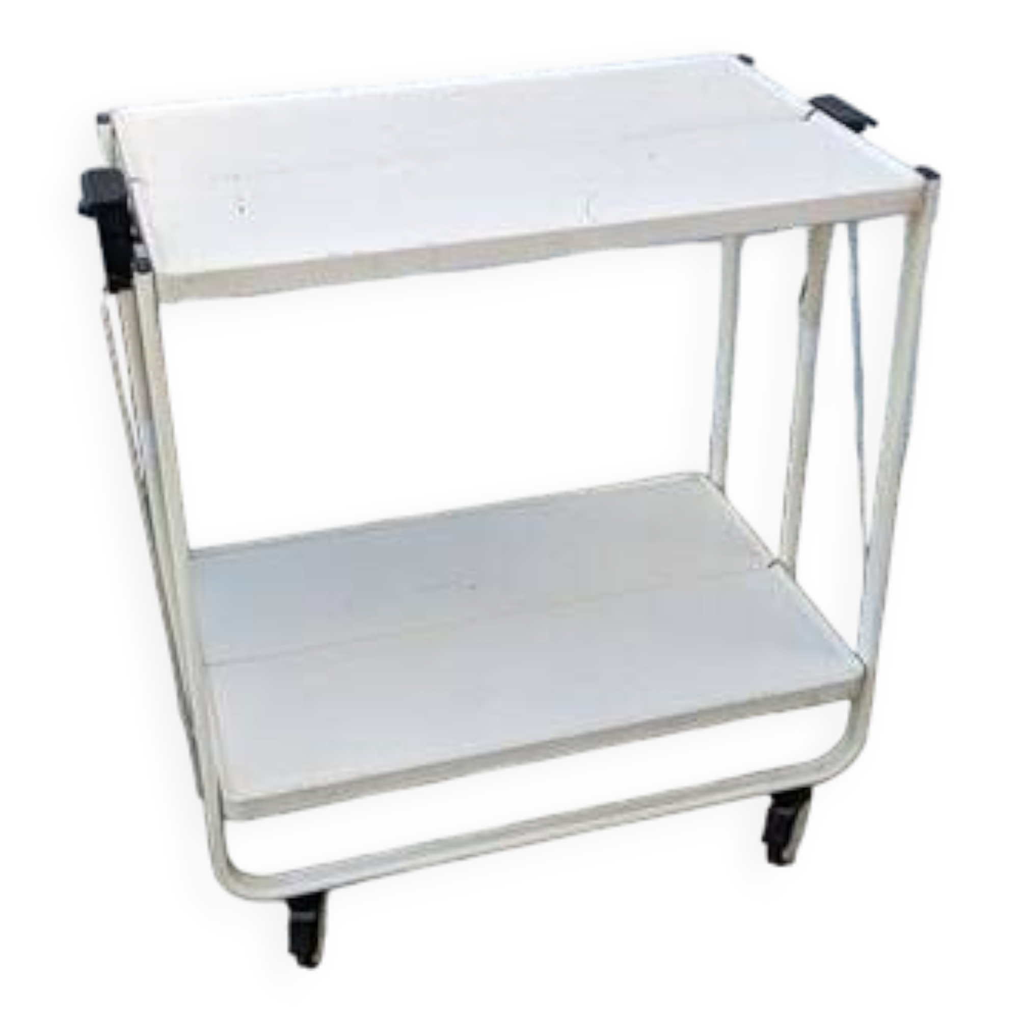 Folding rolling table, serving