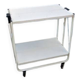 Folding rolling table, serving