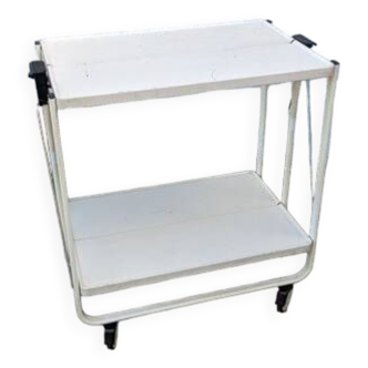 Folding rolling table, serving