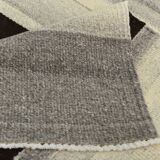 10x13 Kilim Gray, Beige, Black Modern Turkish Kilim Rug, 294x384Cm